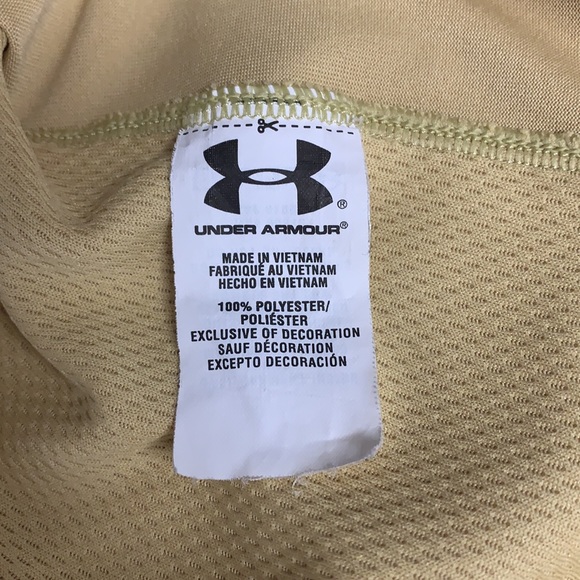 Under Armour USF BULLS University of South Florida Gold Embroidered Polo Shirt S - Picture 7 of 8